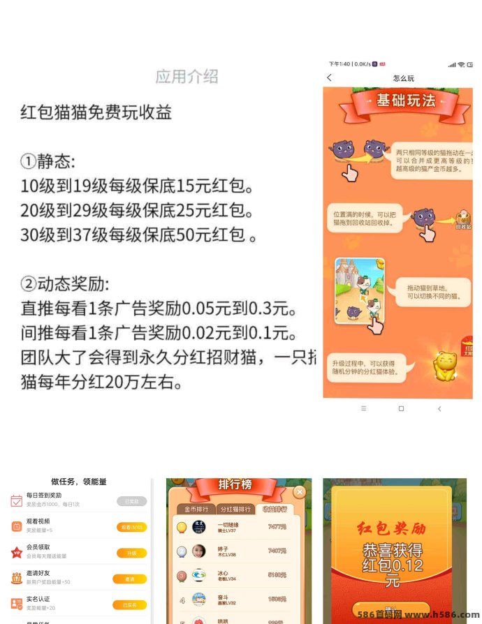 喵星人新项目，简单合成玩法轻松赚收溢！