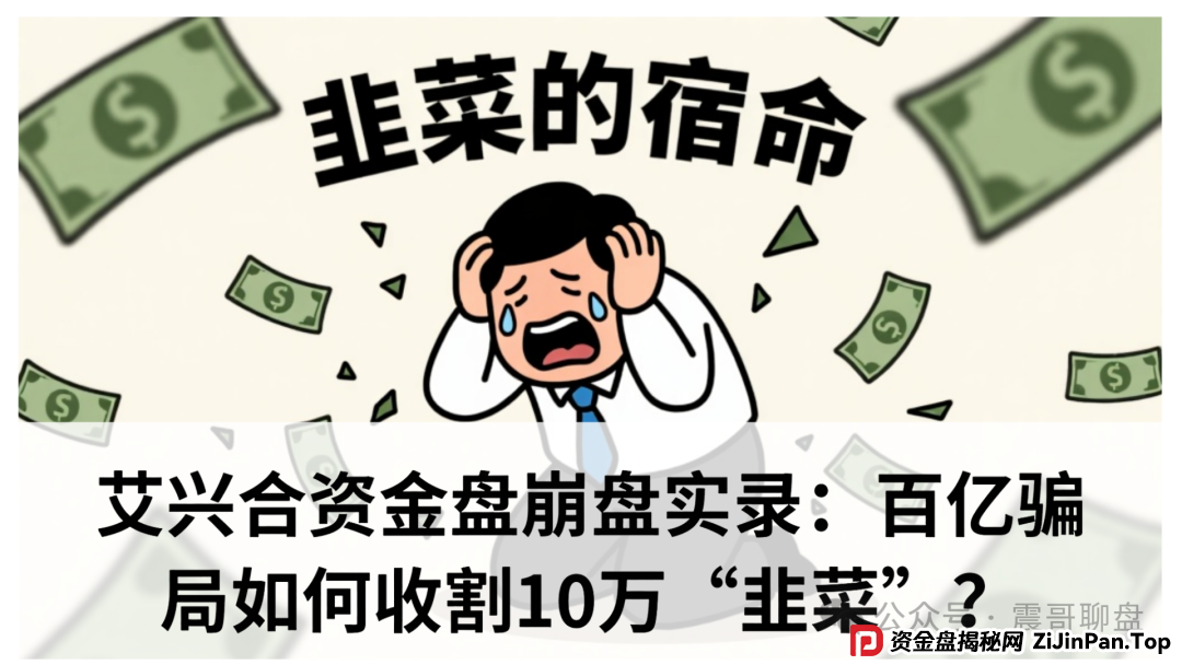 艾兴合资金盘崩盘实录：百亿骗局如何收割10万“韭菜”？