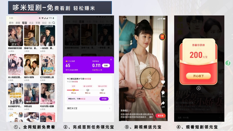 看剧白嫖钱？《多米短剧》钓鱼模式杀疯了，这波不冲真血亏！