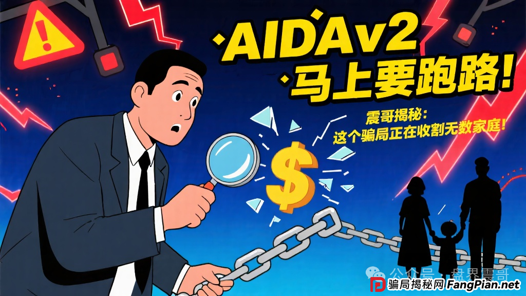 AIDAv2马上要跑路！震哥揭秘：这个骗局正在收割无数家庭！
