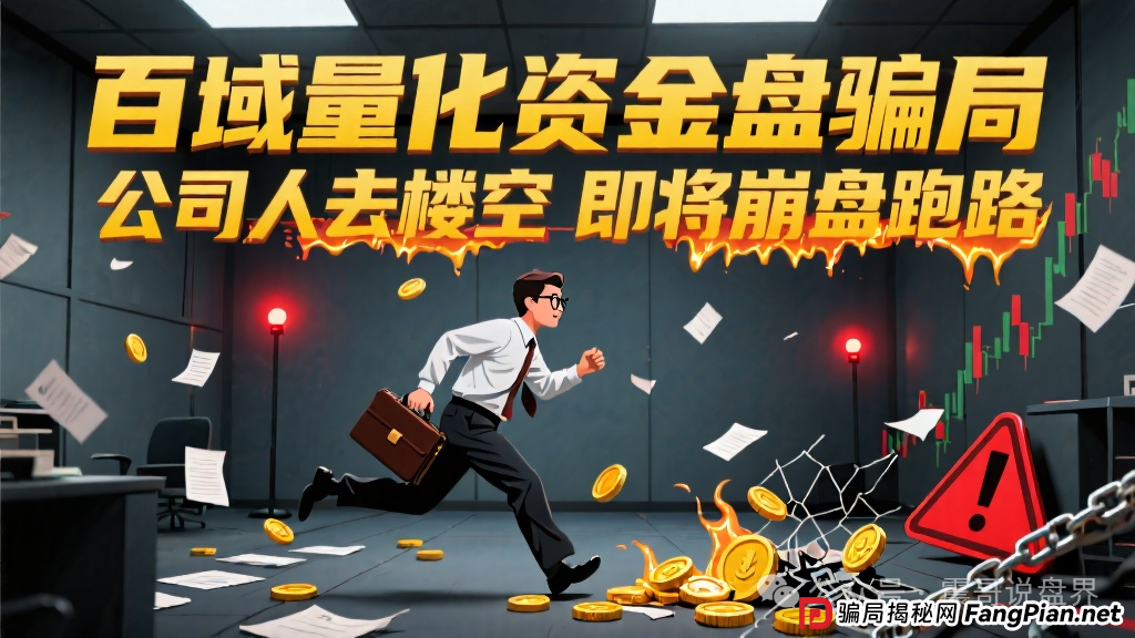 预警：百域量化资金盘骗局，公司人去楼空，即将崩盘跑路