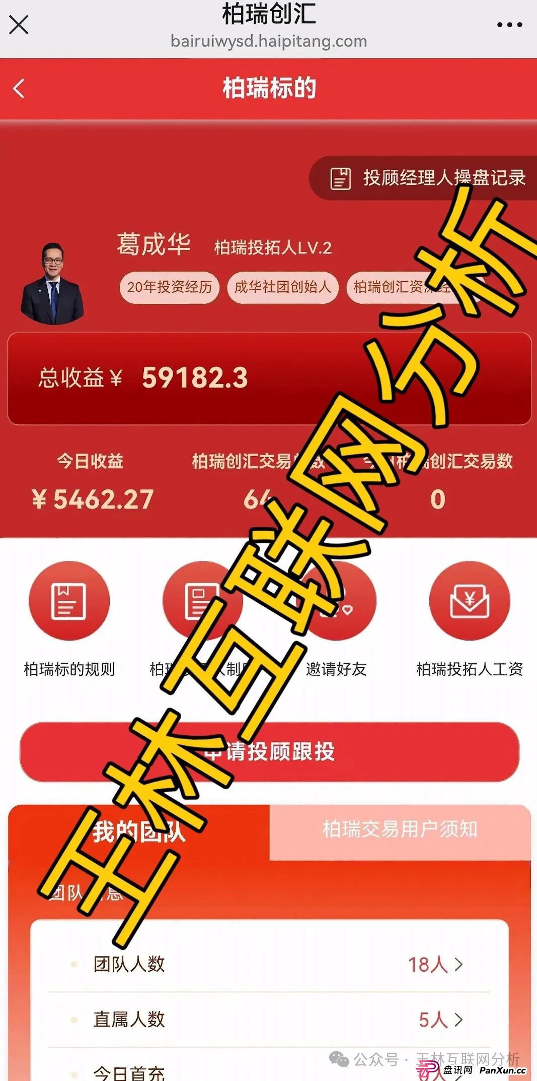 8月1日：最新资金盘项目骗局曝光，WWP虚拟货币，元来社区，柏瑞创汇随时可能卷钱跑路！