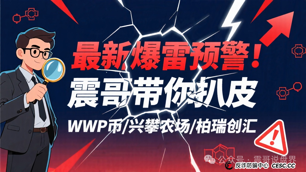 最新爆雷预警！震哥带你扒皮WWP币、兴攀农场、柏瑞创汇