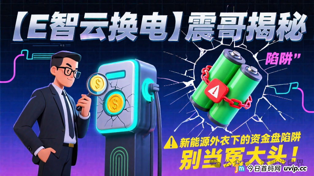 揭秘 | E智云换电：新能源外衣下的资金盘陷阱，别当冤大头！