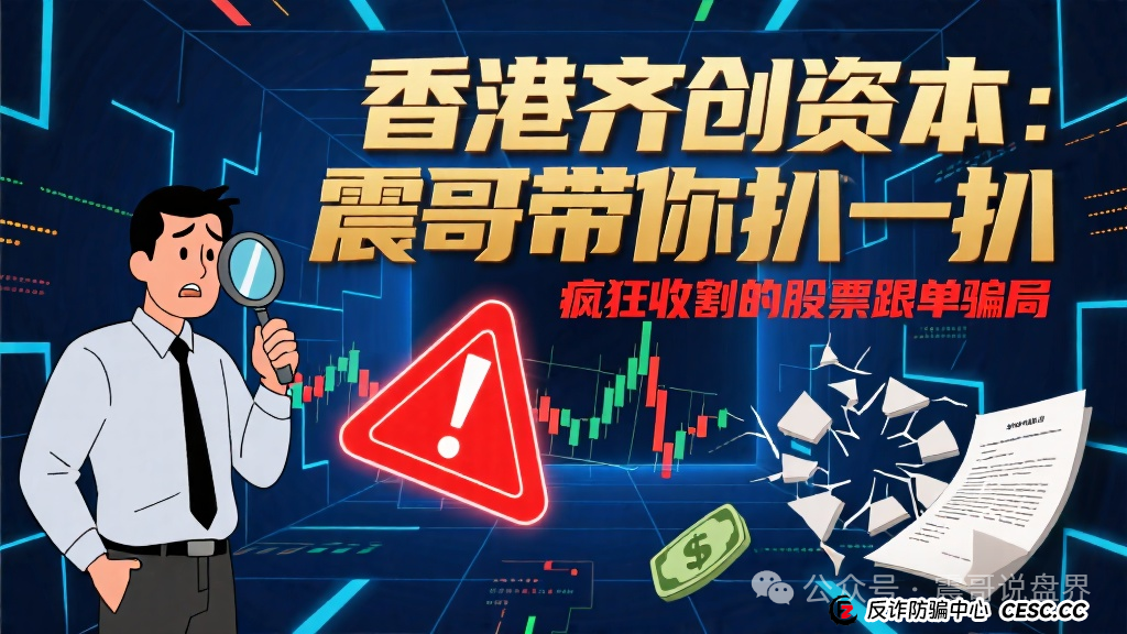 香港齐创资本:震哥带你扒一扒这个疯狂收割的股票跟单骗局 香港齐创资本:震哥带你扒一扒这个疯狂收割的股票跟单骗局