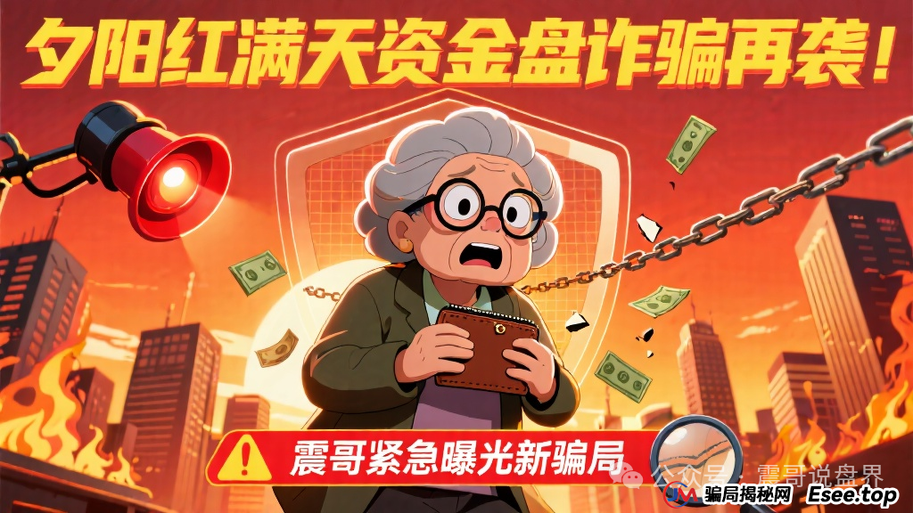夕阳红满天资金盘诈骗再袭！震哥紧急曝光新骗局