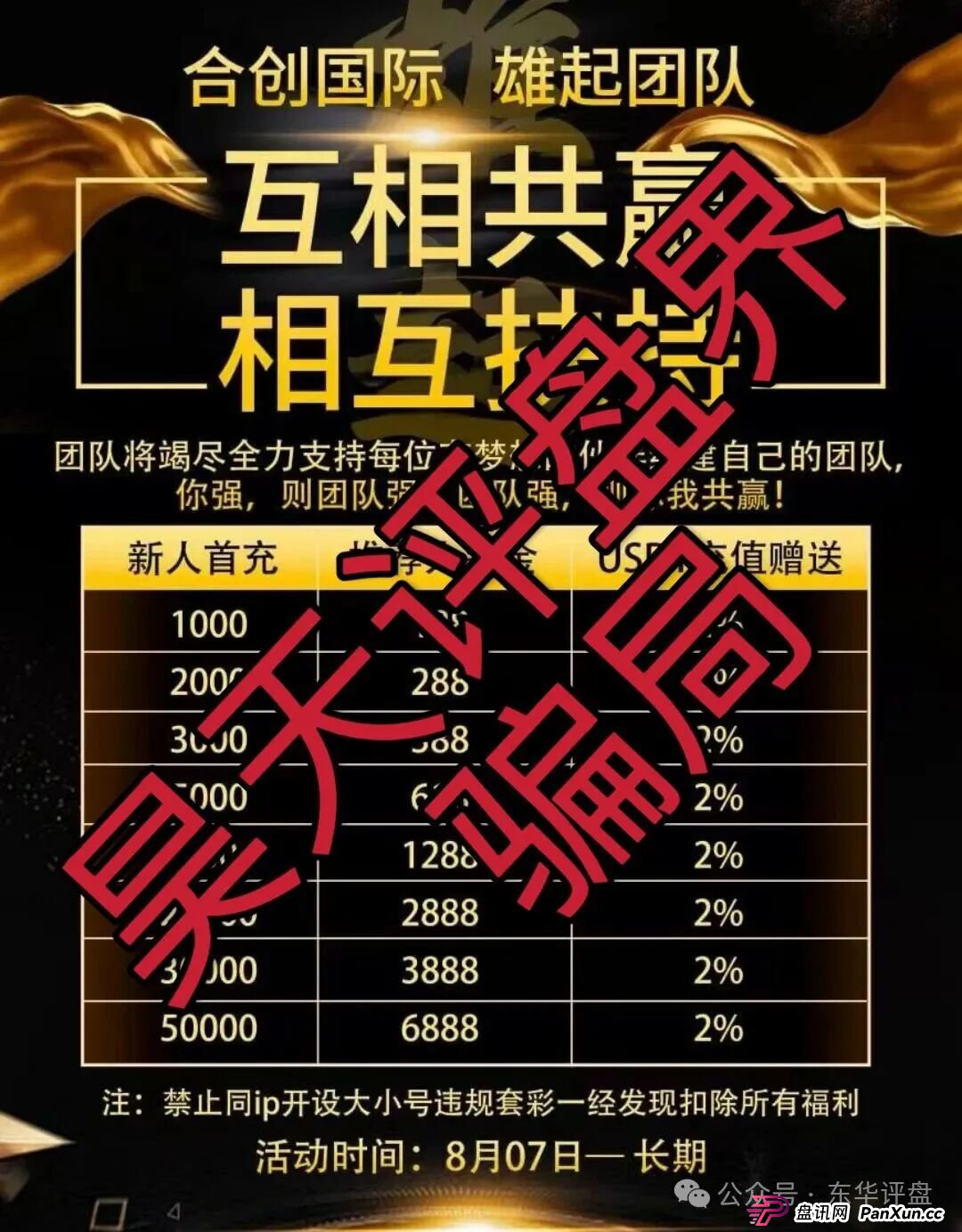 合创国际(雄起团队)彩票跟单类资金盘骗局,部分团队已经撤离,高度预警,即将崩盘跑路! 合创国际(雄起团队)彩票跟单类资金盘骗局,部分团队已经撤离,高度预警,即将崩盘跑路!