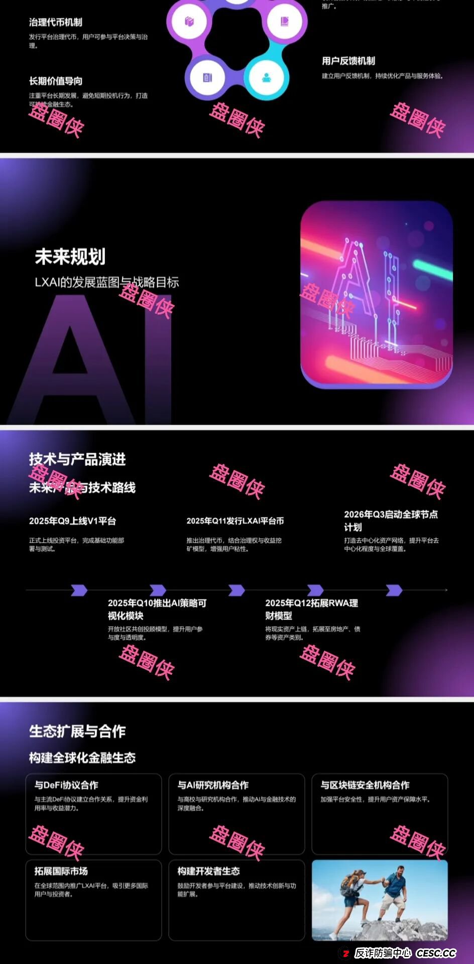 9月18日：最新资金盘项目骗局曝光，LXAI，ARK&amp;DEFAI随时可能卷钱跑路