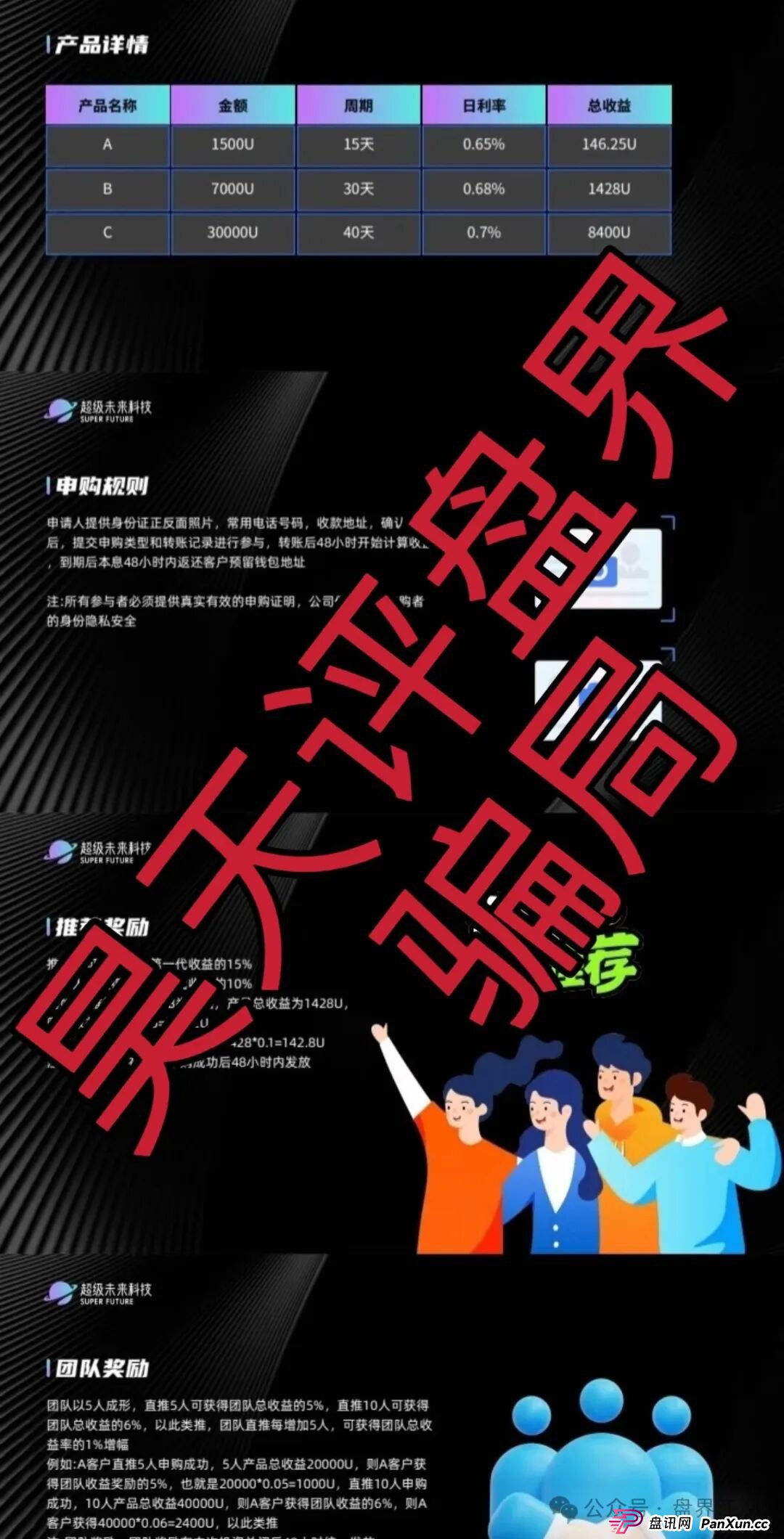 超级未来Super Future AI算力租赁又一个分红类资金盘骗局，小心个人信息泄露，高度预警，切勿上当受骗！