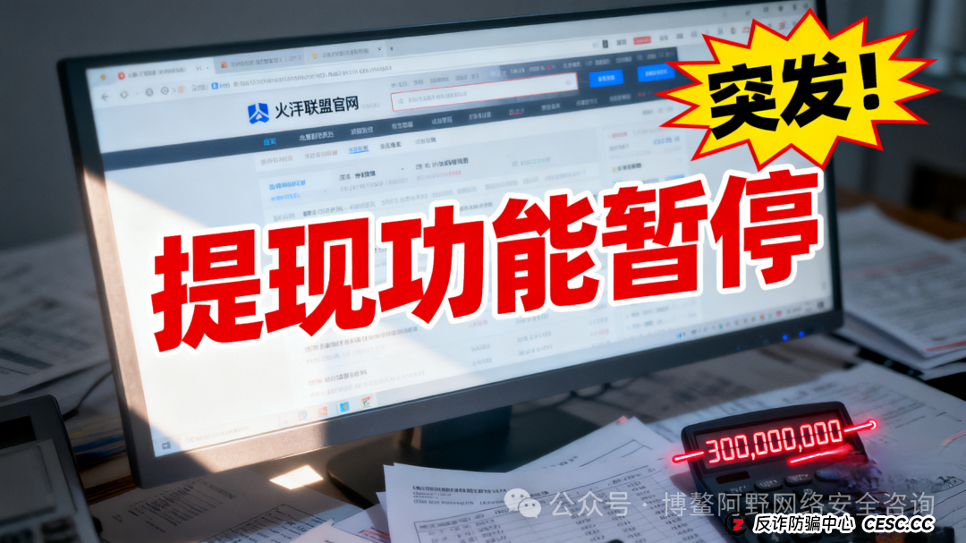 突发！！火币联盟暂停提现跑路，3亿资金蒸发，投资者血本无归