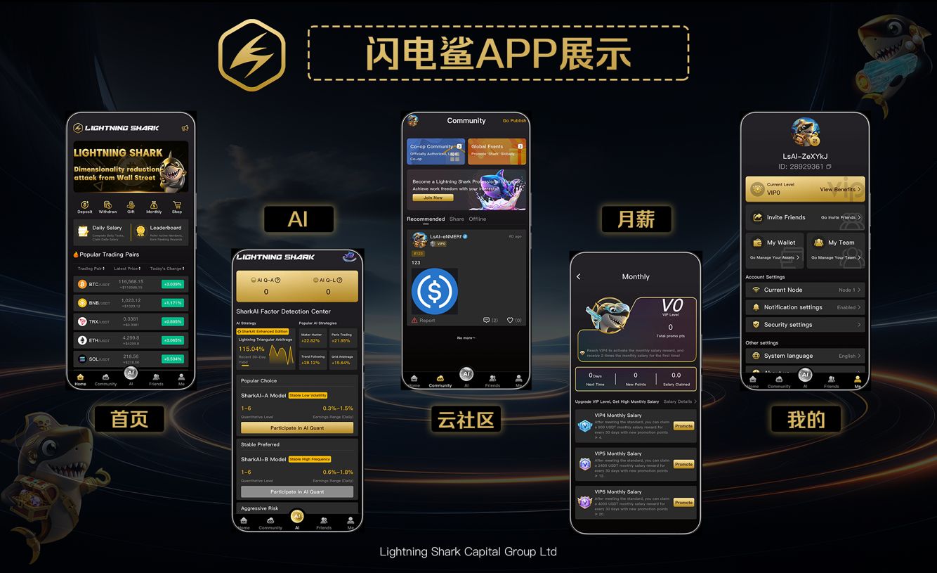 【闪电鲨首码】正式上线，引领未来数字投资新纪元。社区一手对接各大领导人，扶持奖励政策拉满！