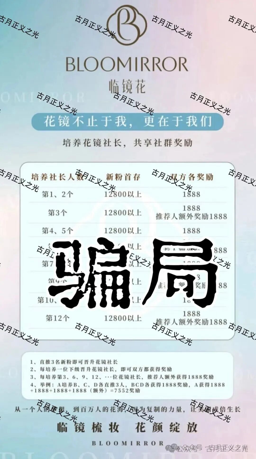 骗局揭秘：“临镜花”大量投诉反诈文章，实名举报临镜花（香港）美妆有限公司进行非法集资诈骗活动，马上要崩盘跑路了！