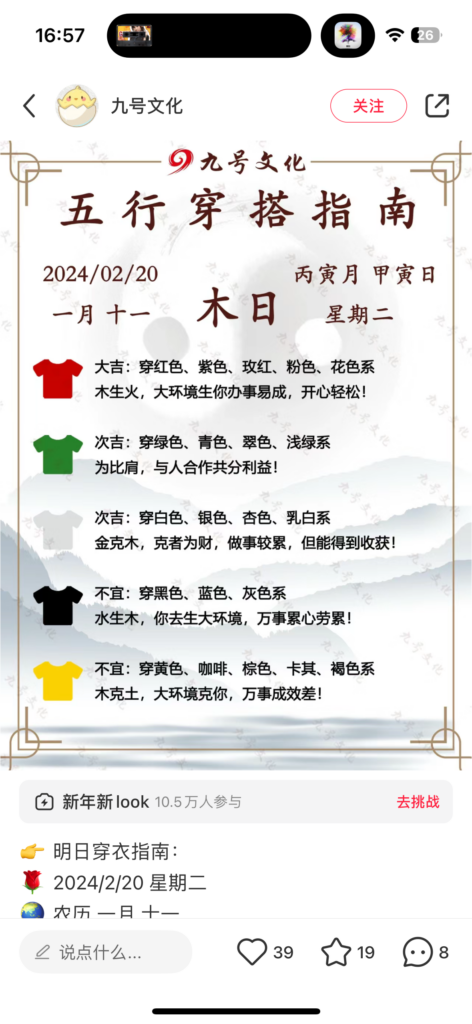 拆解国学领域中细分赛道项目的变现玩法：小红书 头像风水解读，风水衣服穿搭解读