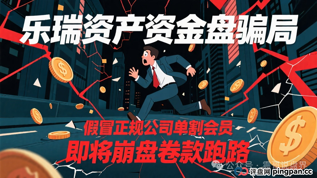 乐瑞资产资金盘骗局假冒正规公司,已经单割会员,即将崩盘跑路