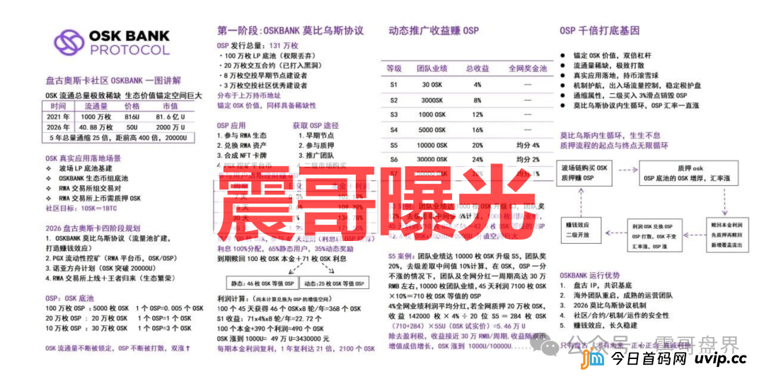 OSK奥斯卡（OKS币）传销币资金盘骗局，看见一定要远离