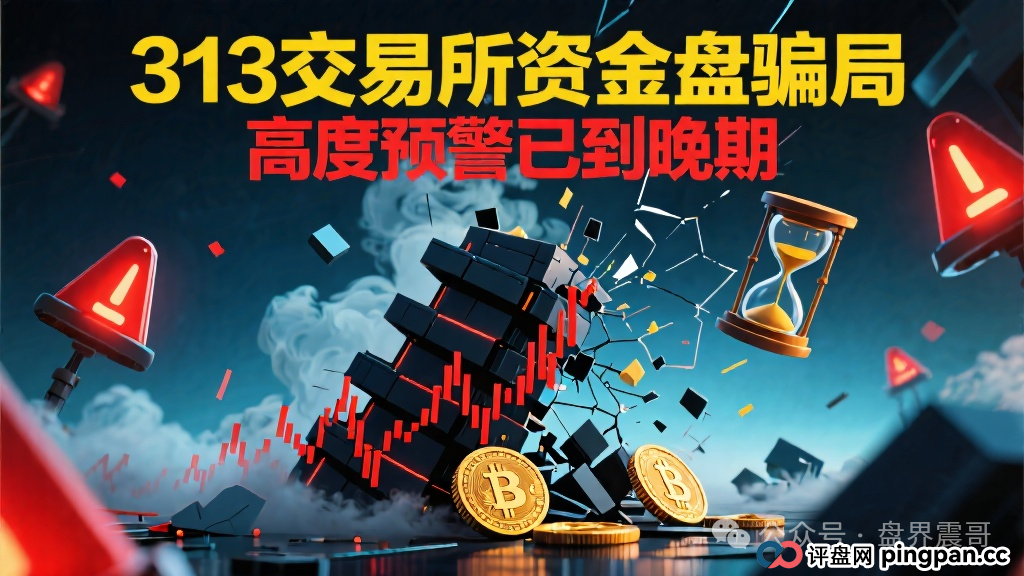 313交易所资金盘骗局,高度预警已到晚期,即将崩盘跑路