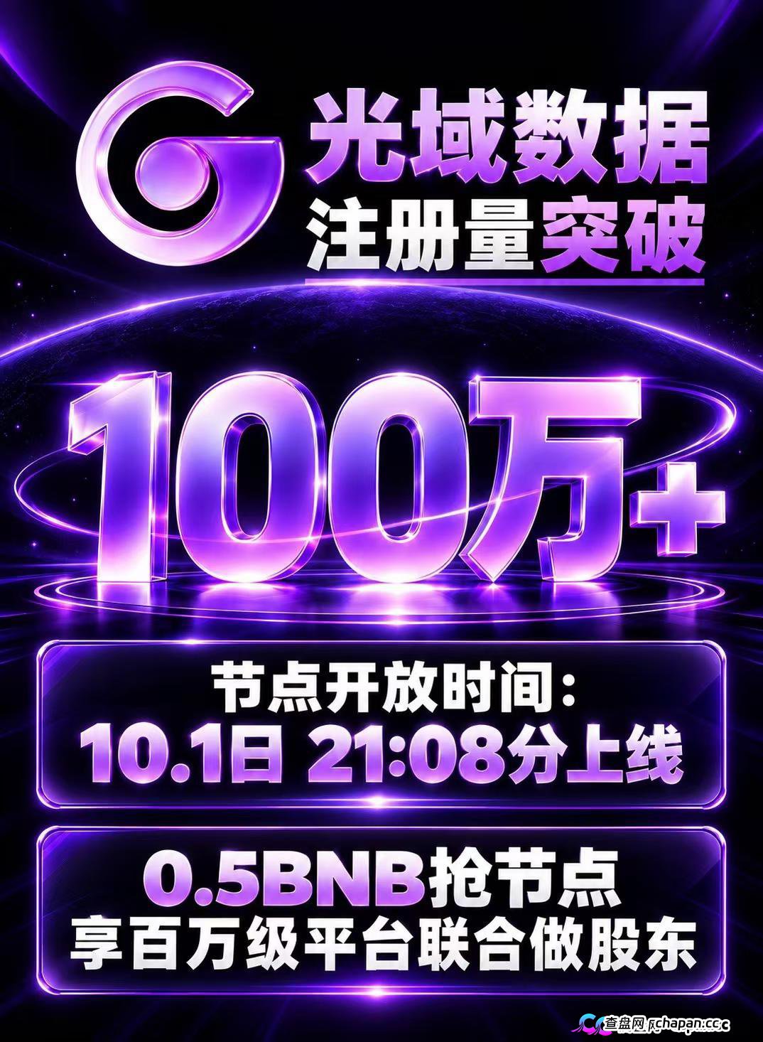 紧急预警|“光域数据GOD”:质押0.5BNB抢节点,提现扣5%BNB+5%GOD,拿回来的是空气币