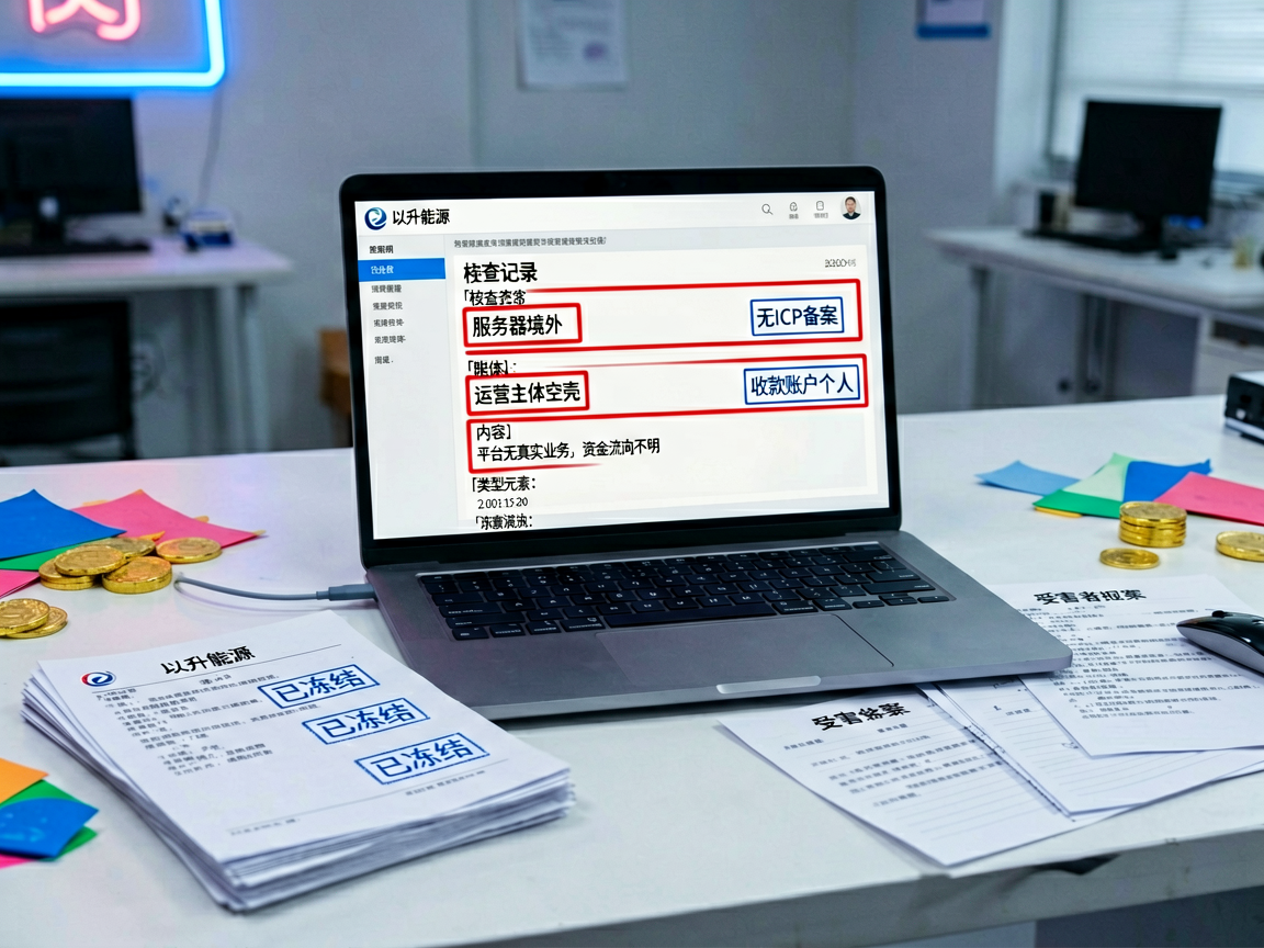 曝光以升能源：无牌照高息分红盘，本金归零前最后通牒(2)