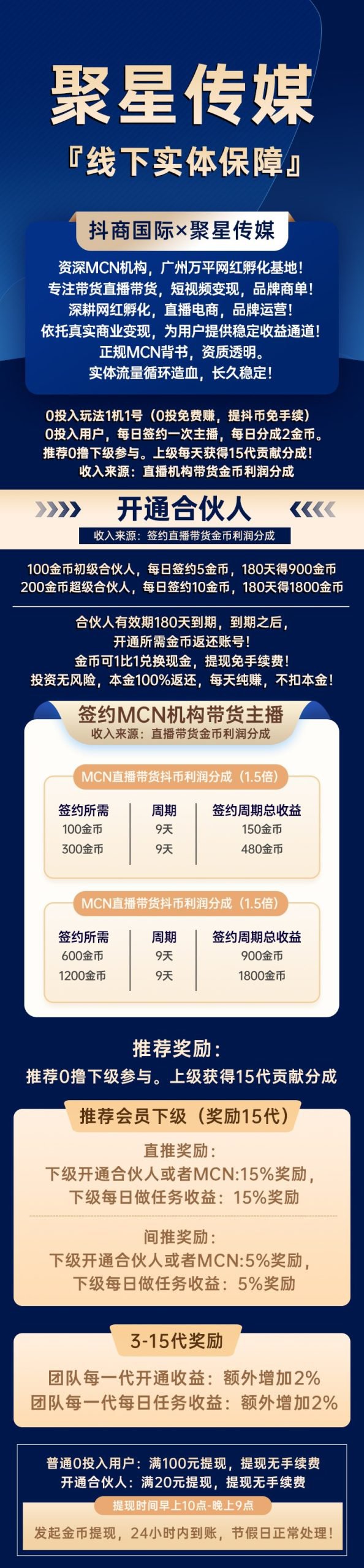 首码《聚星传媒》暴力0撸每天签约一次2金币无广告。(2) 首码《聚星传媒》暴力0撸每天签约一次2金币无广告。(2)